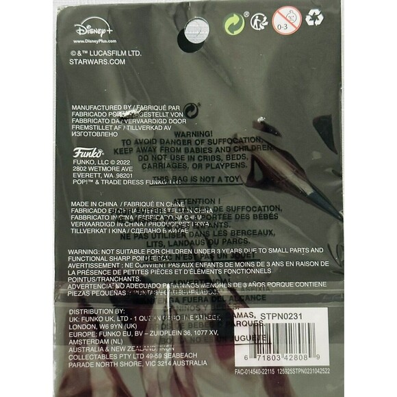 Funko Star Wars 4PK Obi Wan Kenobi Darth Vader Enamel Pin Set New - Picture 2 of 4